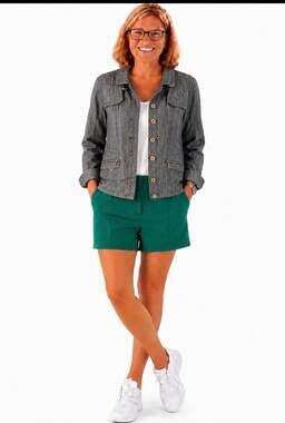Live A  Little Chambray Denim Jacket - Size M
